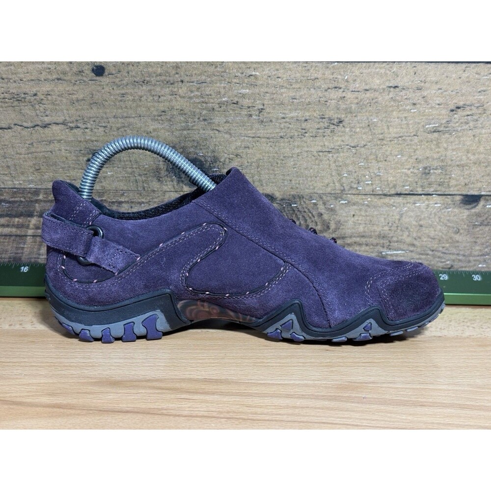 🔥RARE All Rounder by Mephisto Purple Suede Professional Hiking Shoes Sz 7.5 - Picture 3 of 11